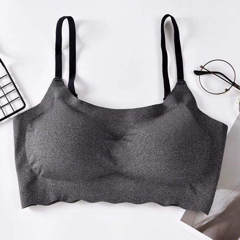 Gather big size sports underwear for women bras - ROUTINE FASHION