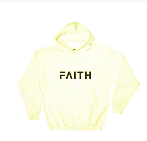 Faith Letter Print Women Hoodies - ROUTINE FASHION