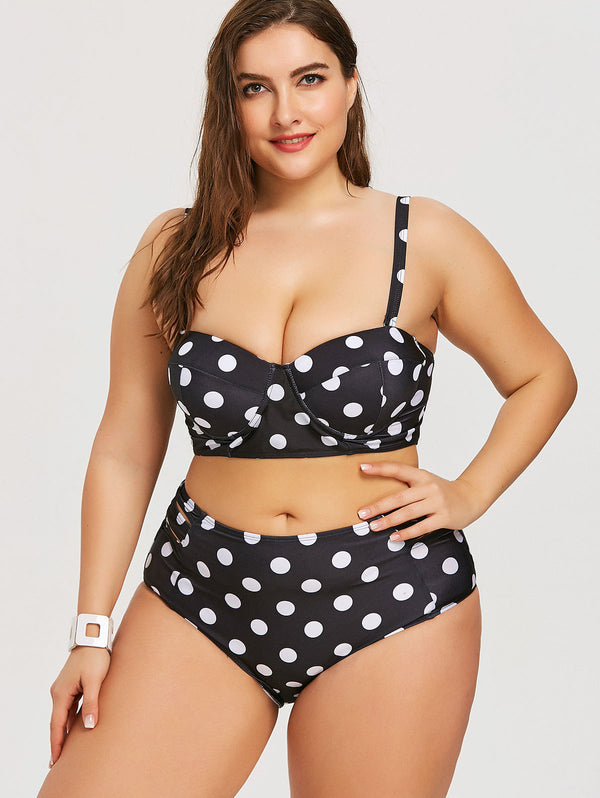 Underwire Bikini Large Size Swimsuit Women - ROUTINE FASHION