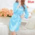 Women's Sexy Lingerie Set Sexy Ice Silk Robe with Bathrobe - ROUTINE FASHION