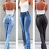 High waist flared jeans - ROUTINE FASHION