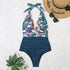One-piece Halter Matching Belly Bikini Women - ROUTINE FASHION