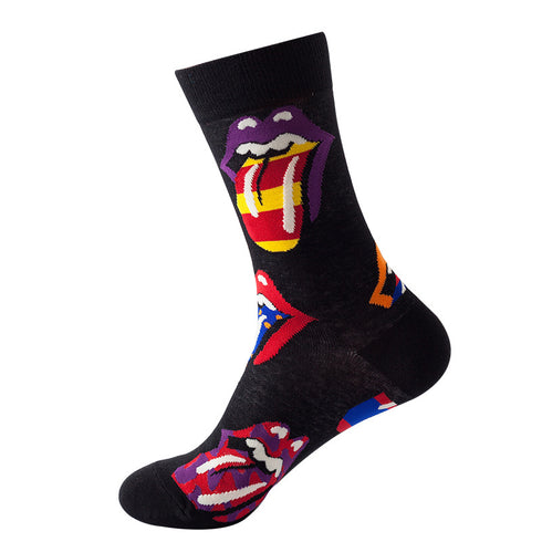 Tongue Pattern Foreign Trade Socks Women - ROUTINE FASHION