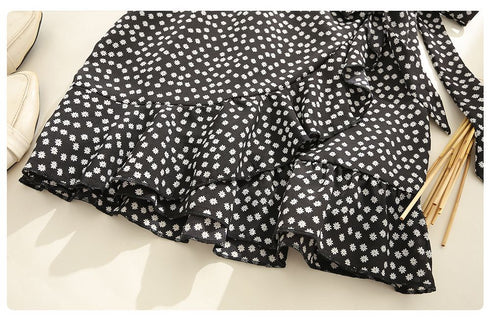 Women's Beach Flower sexy cartoon wrap skirt - ROUTINE FASHION