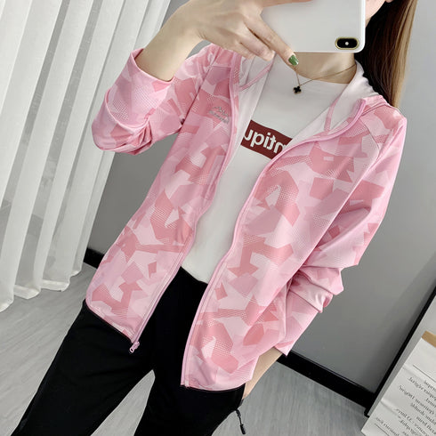 Ladies Summer Outdoor UV Protection Breathable Sun Protection Clothing Jacket - ROUTINE FASHION