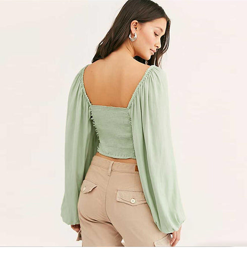Matcha green shirt T-shirt women - ROUTINE FASHION