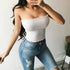 Sexy Fashion Summer Skinny Women Sleeveless Crop Tops Backl - ROUTINE FASHION