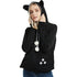 Cute Hoodies Pullover Sweatshirts With Pet Pocket For Cat Clothes Winter Women - ROUTINE FASHION