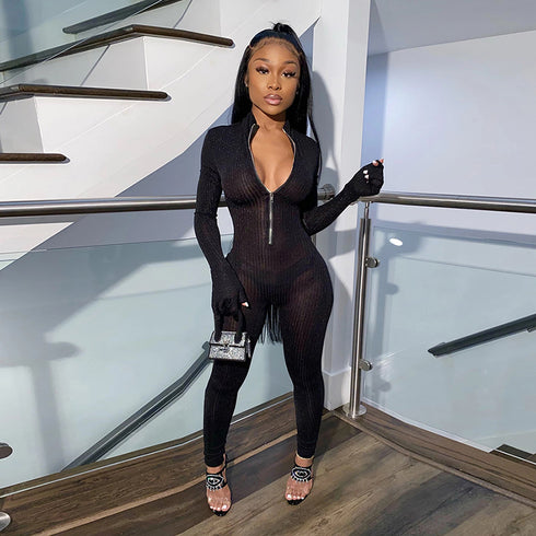 Hip raise jumpsuit - ROUTINE FASHION