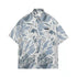 Tie-dye Short-sleeved Polo Collar Shirt - ROUTINE FASHION