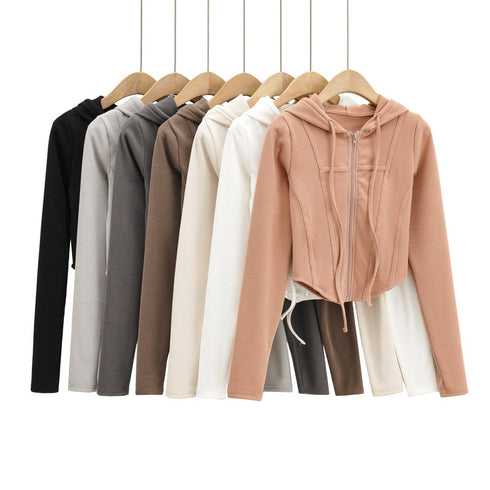 Women's Fashion Tunic Hooded Cardigan Top Jacket - ROUTINE FASHION