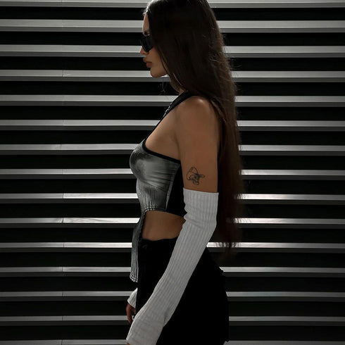 Europe And The United States Trend Personality Street Casual Hundred Short Tops - ROUTINE FASHION