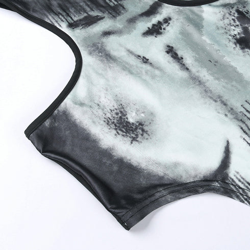 Europe And The United States Trend Personality Street Casual Hundred Short Tops - ROUTINE FASHION