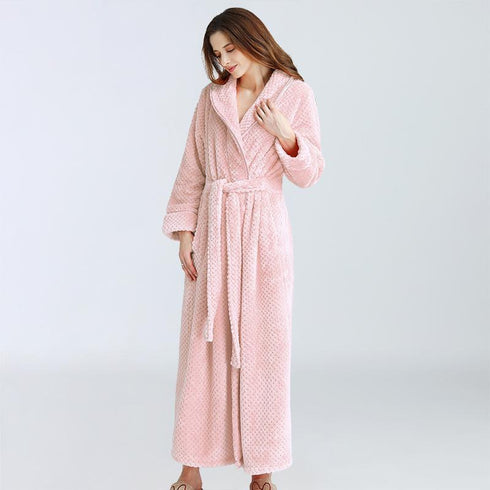 Gown Women Winter Warm Bathrobe Pajamas - ROUTINE FASHION