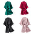 Women's One-Piece Mid-Length Solid Robe Bathrobe - ROUTINE FASHION
