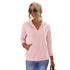 Women Solid Color Hooded Long Sleeve Sweatshirt - ROUTINE FASHION
