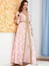New National Style Embroidered V-neck Elegant Temperament Dress - ROUTINE FASHION