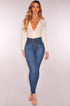 Autumn high selling ladies jeans waist sexy female skinny jean - ROUTINE FASHION