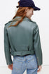 New Women's  Leather Motorcycle Jacket - ROUTINE FASHION