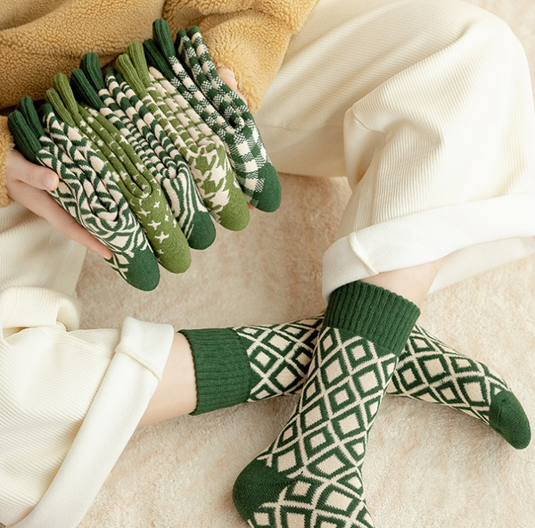 Women Terry Socks Thickened In Winter - ROUTINE FASHION