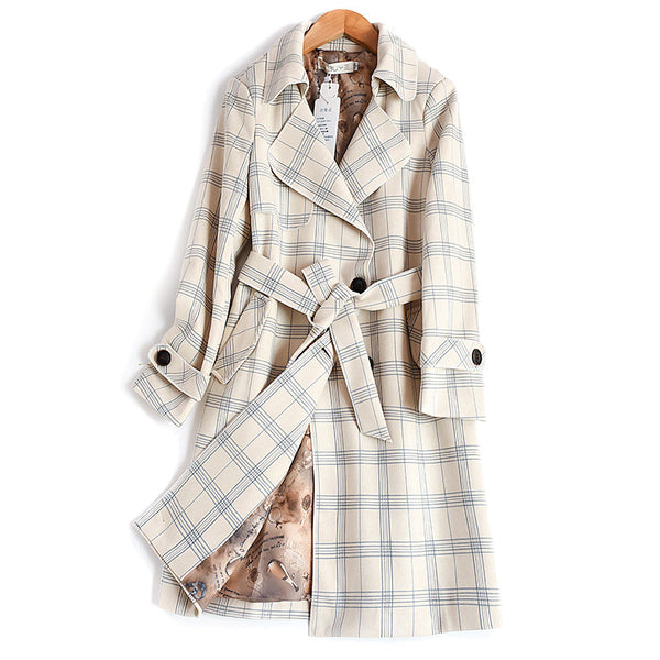 Long suede trench coat - ROUTINE FASHION
