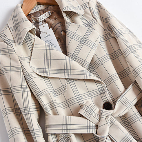 Long suede trench coat - ROUTINE FASHION