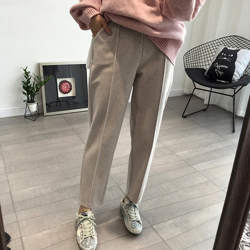 Women trousers casual loose streetwear - ROUTINE FASHION