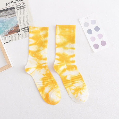 Trendy Tie Dye Socks For Men And Women - ROUTINE FASHION