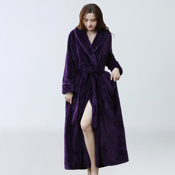 Dressing Gown Women Winter Warm Bathrobe Pajamas - ROUTINE FASHION