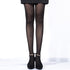 Sexy Women Tights Over Knee Double Stripe Sheer Black - ROUTINE FASHION