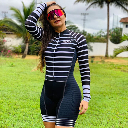 Women Jumpsuit Triathlon Running Suit Skating - ROUTINE FASHION