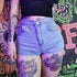 High waist denim shorts - ROUTINE FASHION