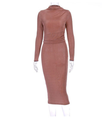 Pencil skirt with round collar - ROUTINE FASHION