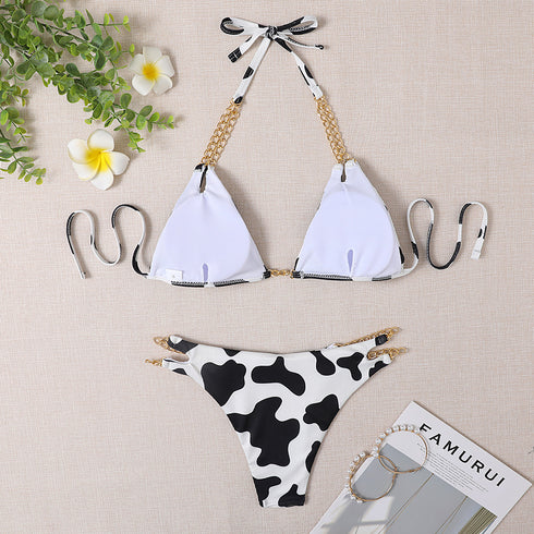 Swimsuit Female Bikinis Set Bikini Chain New - ROUTINE FASHION