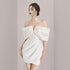 Women's Cross Sling Sleeved Dress - ROUTINE FASHION