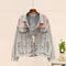 Loose Distressed Denim Jacket Women Jacket - ROUTINE FASHION