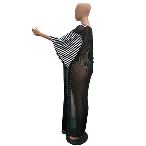 Mesh Swimsuit Elastic Swimsuit Big Size Women Swimwear - ROUTINE FASHION