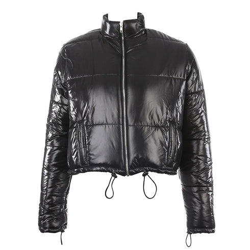 Short warm down jacket with drawstring - ROUTINE FASHION