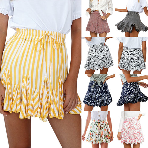 Printed pleated skirt - ROUTINE FASHION