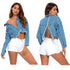 Fringed split denim jacket - ROUTINE FASHION