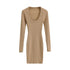 Women's French Slim Knitted Dress - ROUTINE FASHION