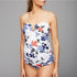 Printed pregnant women split beach swimsuit - ROUTINE FASHION