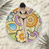 Fringed beach towel round bath towel beach towel - ROUTINE FASHION