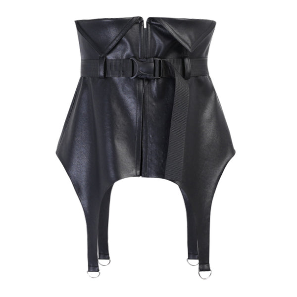 PU Corset Waistband Corset Rubber Corset - ROUTINE FASHION