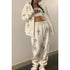 Sweater Trousers Casual Sports Two-piece Suit Women - ROUTINE FASHION