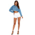 Fringed split denim jacket - ROUTINE FASHION