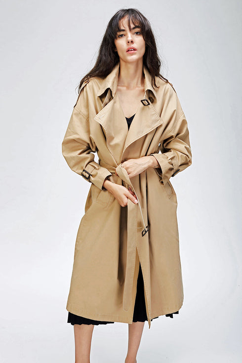 Cotton washed trench coat - ROUTINE FASHION