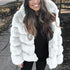 Women Luxury Winter Warm Fluffy Faux Fur Short Coat Jacket - ROUTINE FASHION
