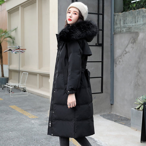 Women's Winter New Long Thickened Cotton Padded Jacket - ROUTINE FASHION