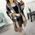 Cape style shawl fringed sweater coat women - ROUTINE FASHION